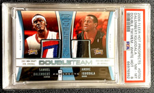 SSP /10 PSA 8 2006 ANDRE IGUODALA WHITE HOT PROSPECTS DOUBLE TEAM G3783