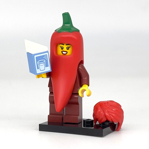 LEGO Chili Pepper Costume Collectible Minifigure Series 22 CMF col387 ...