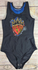 Disney Descendientes 3 Body Disfraz Niña Pequeño 6-6X Negro Azul Broches a presión