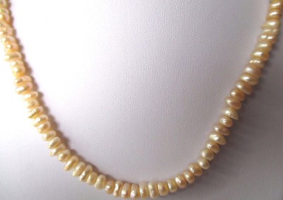 Collier Pendentif Vintage - Perles Baroques Nacrées Argentées, Bijou Rare, Occasion Parfaite
