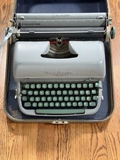 Vintage 70s Remington Rand Quiet-Riter Eleven With Case Type Writer Made In USA thumbnail