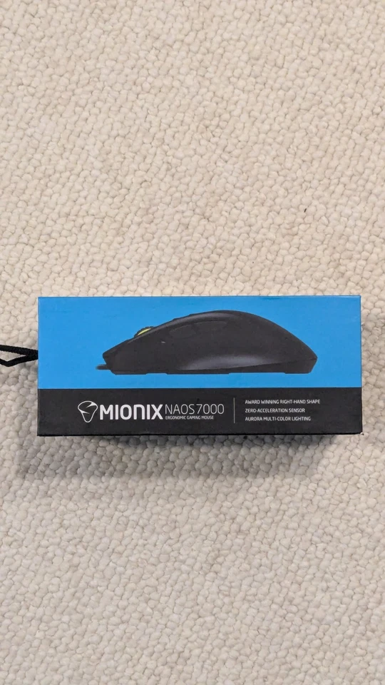 Mionix Naos 7000 Optical Ergonomic Wired Gaming Mouse (Used) - Image 3 of 4
