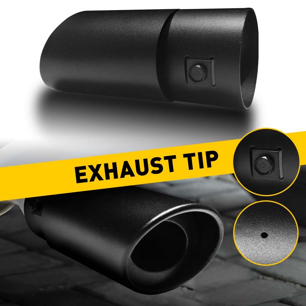 Car Auto Rear Exhaust Pipe Tail Muffler Tip Throat Tailpipe For 1.5-2.4