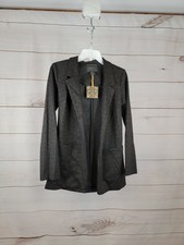 Christian Siriano New Christian Siriano Xs Leopard Print Blazer Brown #b50