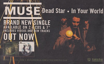 Muse - Dead Star / In Your World - Mini Poster/Mag Clipping | eBay UK