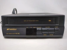 Sansui Vcp1500 Video Cassette Recorder Player VCR Digital Auto Tracking - Tested