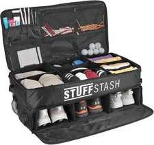 STUFFSTASH Golf Trunk Organizer – Extra Large Car & SUV Storage for Black 