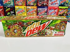 *Rare* 🎄Christmas Mountain Dew Fruit Quake Full Case (12) 12oz Cans !!