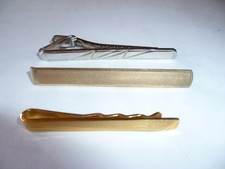 Krawattennadeln - Konvolut 3 Stck. gold-und silberfarben - gebraucht