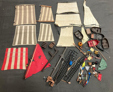 Playmobil Segel f&uuml;r Piratenboote Konvolut Sammlung Waffen Zubeh&ouml;r Takelage
