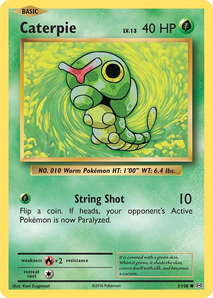 Caterpie 3/108 XY - Evolutions