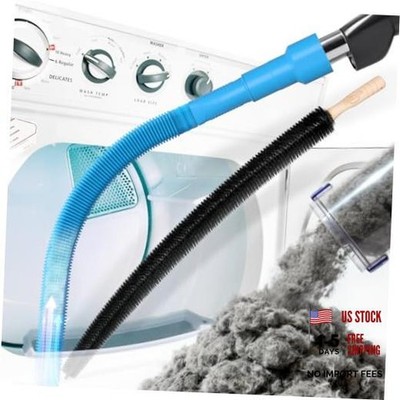 2 Pieces Dryer Vent Cleaner Kit, Dryer Lint Vacuum Attachment and Blue