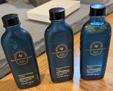 NEW Eucalyptus Eucalyptus Tea Body  Massage Oil 4 oz Bath  Body Works Lot of 3