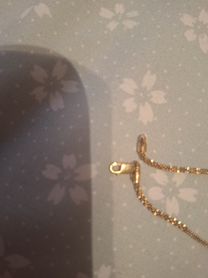 Box Chain Necklace 18ct 750 Yellow Gold - 45 cm family stock. Not 9ct ...