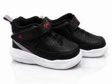 Nike Jordan Max Aura 5 TD 4C Black University Red White Toddler Shoes DZ4355-061