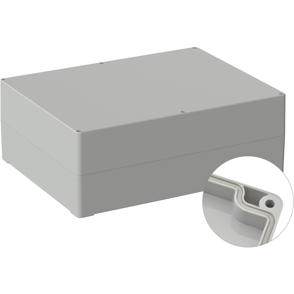 TRU COMPONENTS  TC-9065728 Industrie-Gehäuse 300 x 230 x 110  ABS  Lichtgrau ...