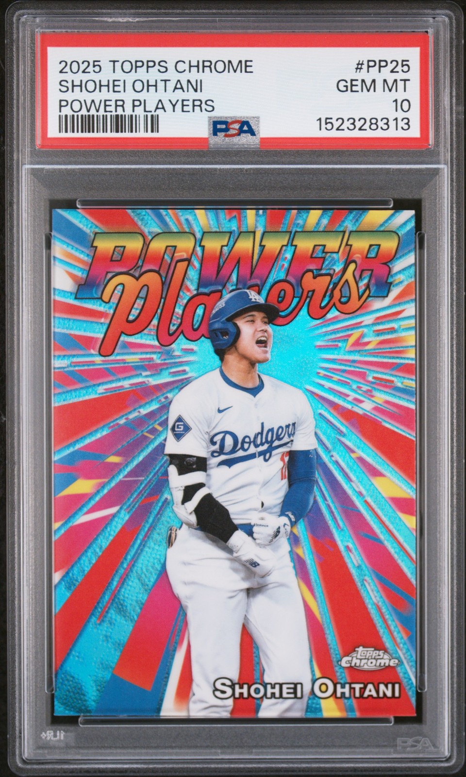 2025 TOPPS CHROME POWER PLAYERS #PP25 SHOHEI OHTANI PSA 10