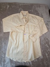 Pronto uomo 80s two ply perfect twill men's dress shirt size 16