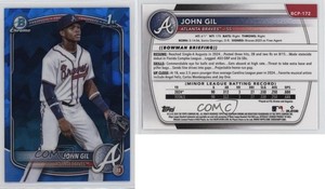 2025 Bowman Chrome Sapphire Edition Chrome Prospects John Gil #BCP-172