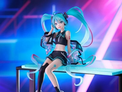 Hatsune Miku Noodle Stopper Figure Neon Cyber FuRyu USA SELLER
