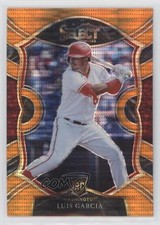 2021 Panini Select Concourse Orange Pulsar Prizm 16/18 Luis Garcia V #81 7m3