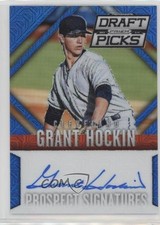 2014 Panini Prizm Perennial Draft Picks Blue Mojo 17/75 Grant Hockin Auto 0c6