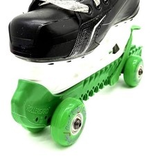 Rollergard Ice Skate Guards, One Size Fits All Neon Green