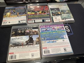 Lot of 5 PS3 PlayStation 3 Games - Battlefield Hardline, Uncharted, NBA 2K14..