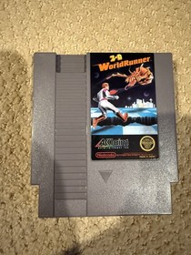 Vintage 1987 NES Nintendo 3-D Worldrunner Video Game W/Box Glasses & Ins 5 Screw