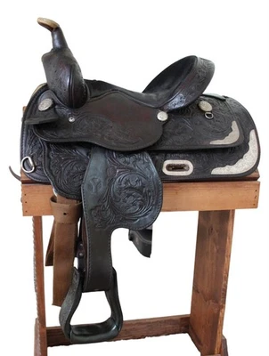 14" Circle Y Western Youth Show Saddle - Image 1 of 4