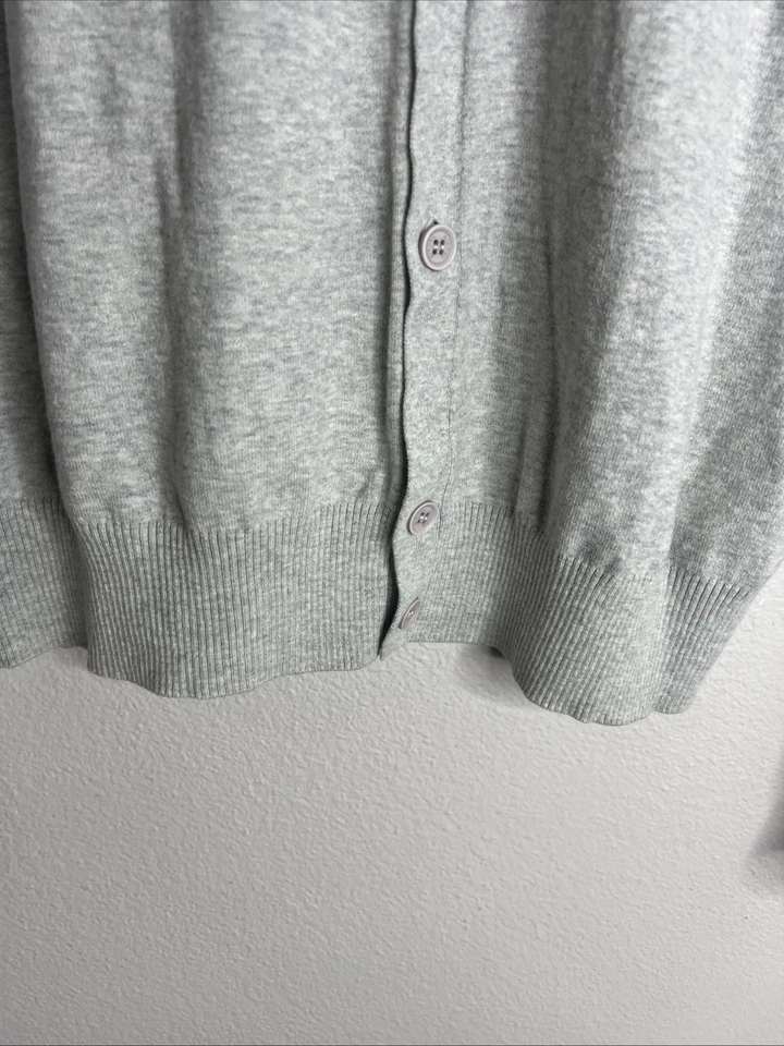 Cárdigan suéter Diesel de algodón para hombre XXL 2XL gris con botones manga larga suave usado en excelente estado Foto 2 de 4