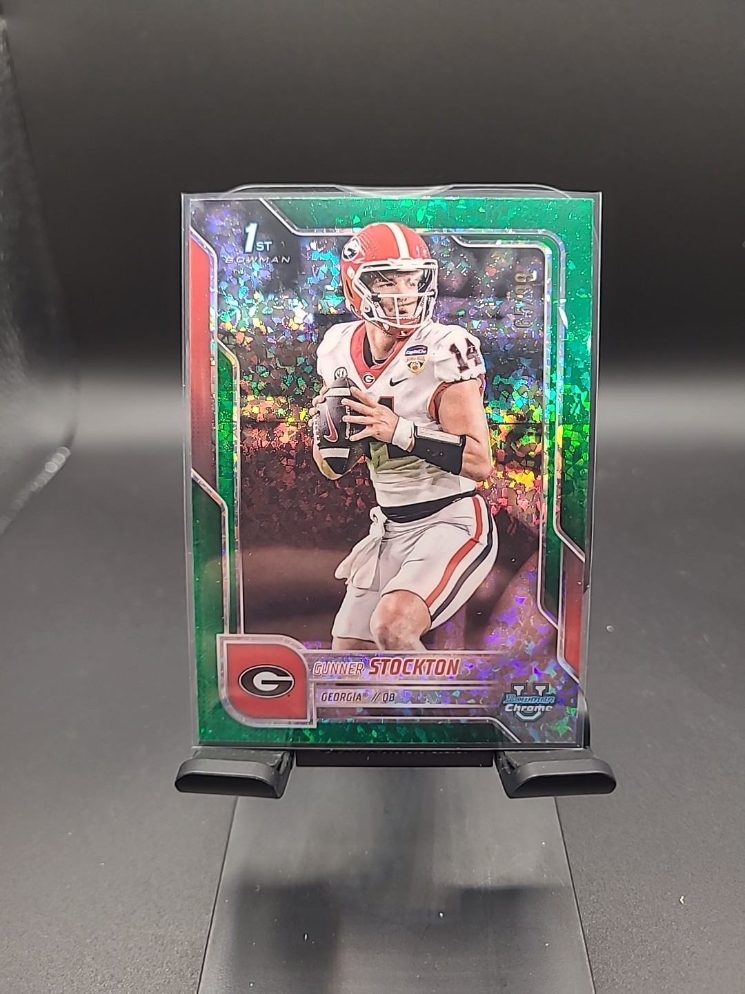 2025 Bowman University Chrome 1st Gunner Stockton Green Mini Diamond #/99