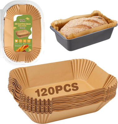 120PCS Loaf Pan Liners, Disposable Bread Parchment Paper Liners 9x5 for Bakin...