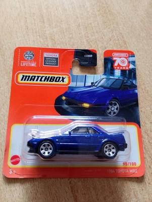 Matchbox Toyota MR2 blau OVP, Spielzeugauto aus Sammlung