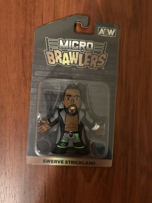 AEW Micro Brawlers Swerve Strickland Pro Wrestling Tees Wrestling Figure