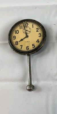 Elgin 8 Days Old Car Clock balance Original Dash 