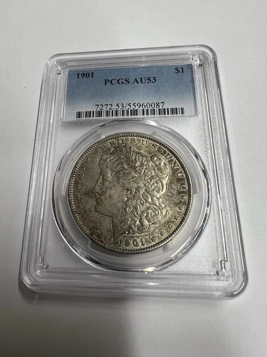 1901 Morgan Dollar. PCGS AU53