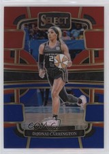 2024 Panini Select WNBA Concourse Red & Blue Prizm /399 DiJonai Carrington 1e50