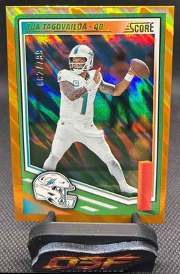 2022 Panini Score Tua Tagovailoa #274 Orange /99 Dolphins