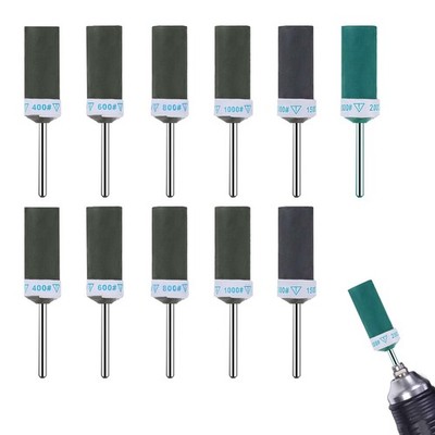 12Pcs 400-2000 Grit Sanding Drums for Dremel Rotary Tool, Sanding Bits Set, M...
