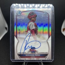 2023 Bowman Chrome Rickardo Perez 1st Bowman Prospect Auto Philadelphia Phillies