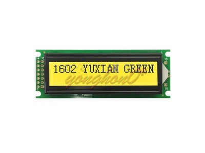 HD44780 Yellow-Green LCD Character Module Display Bezel Backlight 5V 16x2 1602 *
