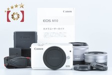 Canon EOS M10 Bianca 18.0MP Fotocamera Digitale Mirrorless 15-45 22 Obiettivi...