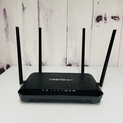 TRENDnet TEW827DRU Ac2600 StreamBoost Gigabit Ethernet Wireless Router Black