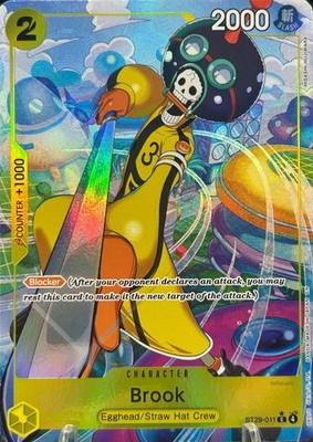   Brook   ST29-011 Alt Art Structure Deck 29 Egghead Holo Foil One Piece TCG NM