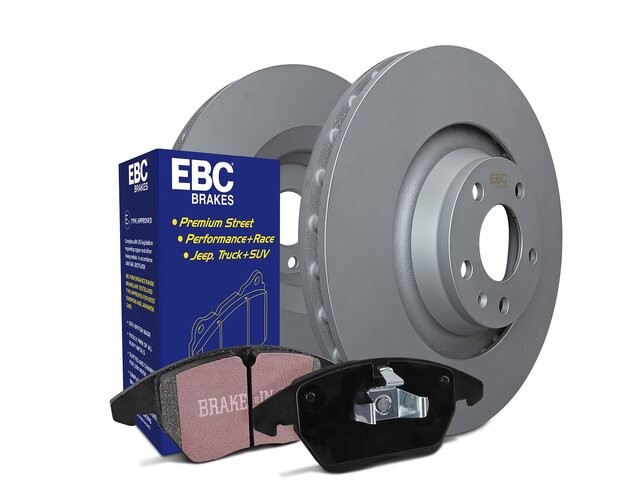 For 2014-2017, 2019-2020 BMW i8 Brake Pad and Rotor Kit Rear EBC 68189QHBD 2015