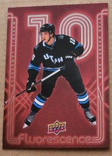 2024-25 Upper Deck MAVERICK LAMOUREUX Fluorescence Red RC #F-4 Utah Hockey Club 