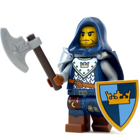 LEGO Castle Kings Crown Knight Minifigure 10193 Medieval 7097 Armor 7041 D&D