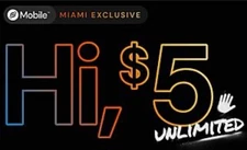 $5/month 60$/year Helium Mobile Miami Plan Unlimited With Disabled Mapping ESIM