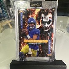Matthew Stafford 1/1 Joker 2025 Wild Card Jokers Wild Los Angeles Rams
